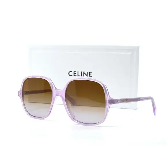 NEW CELINE CL40244U LILAC BROWN WOMEN'S SUNGLASSES AUTHENTIC - Picture 6 of 12